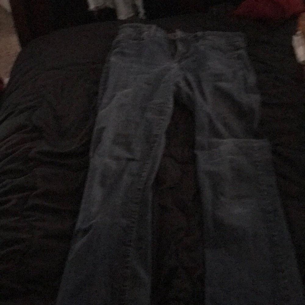 Bootcut blue jeans